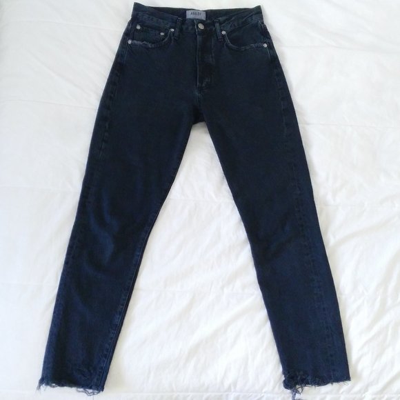 Agolde Jamie Jeans in Compass Black - Picture 4 of 11